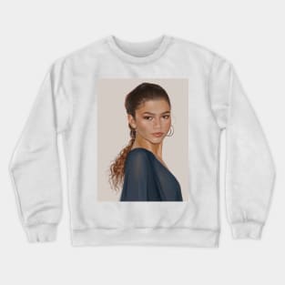 Zendaya Portrait Crewneck Sweatshirt